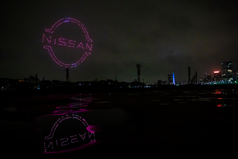 Drone Light Show: Launching Nissan Kicks
